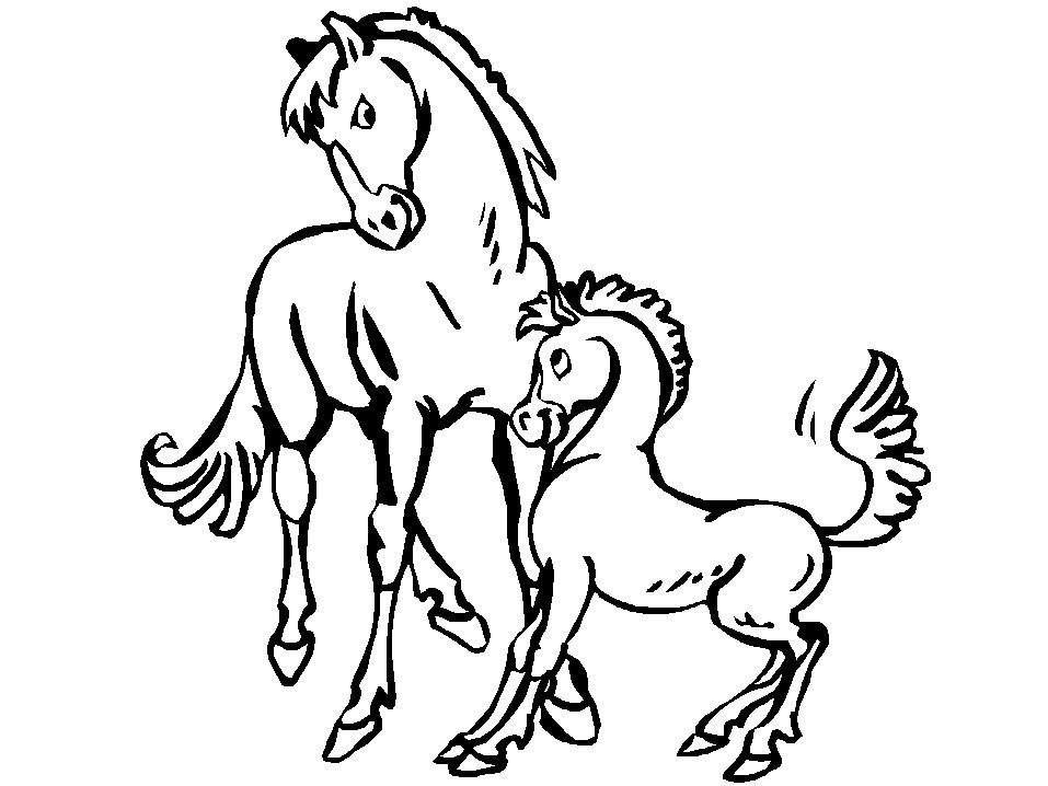 Horse coloring pages | FREE coloring pages | #34