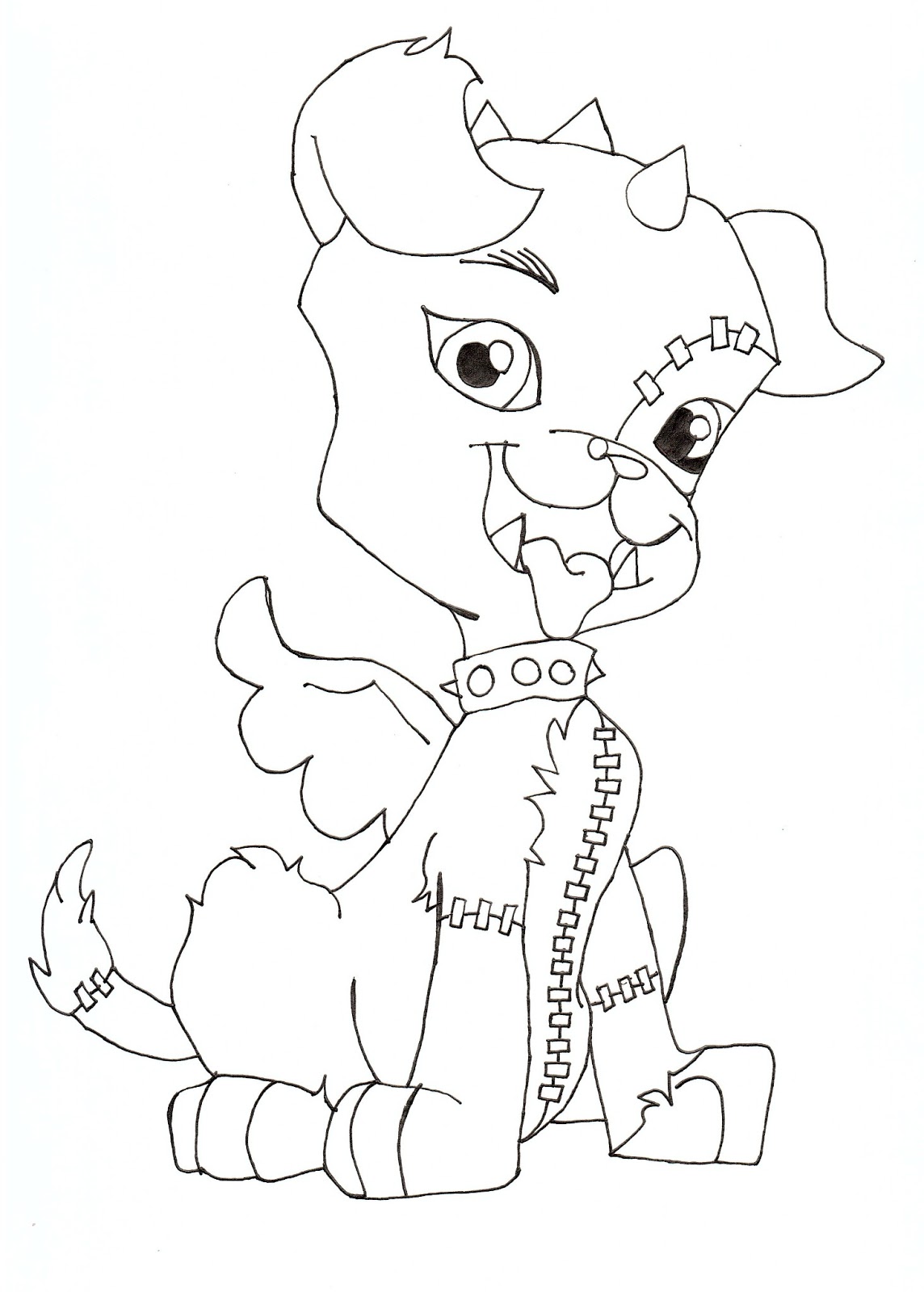  Monster high coloring pages | Coloring pages for girls | #13