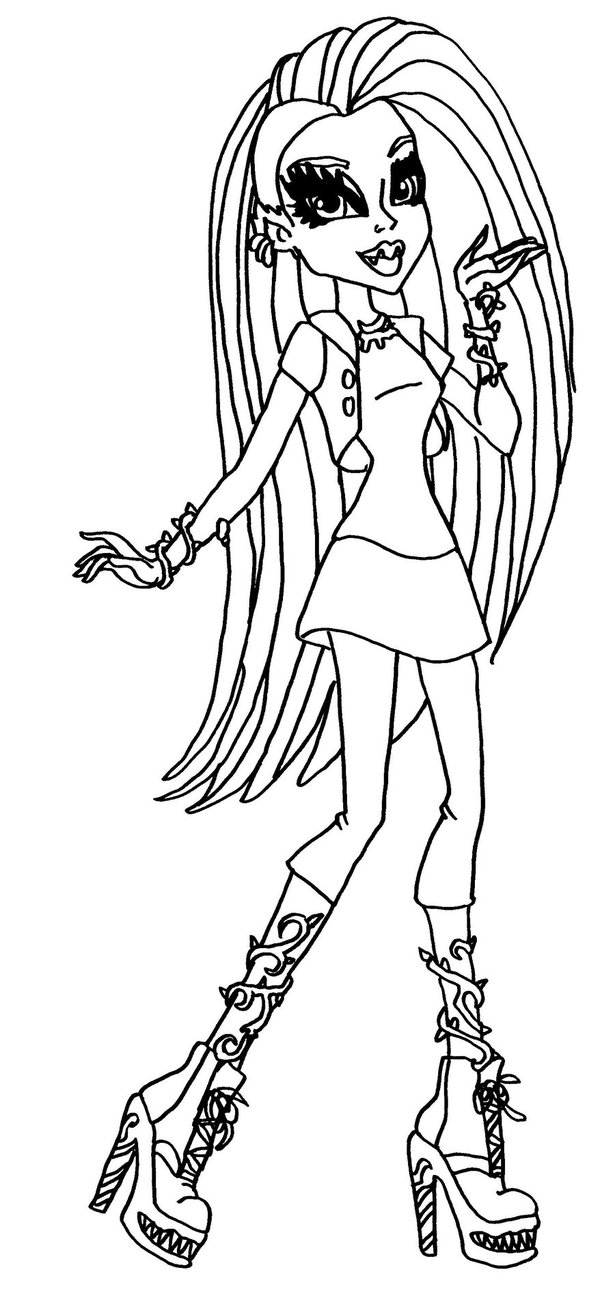  Monster high coloring pages | Coloring pages for girls | #2