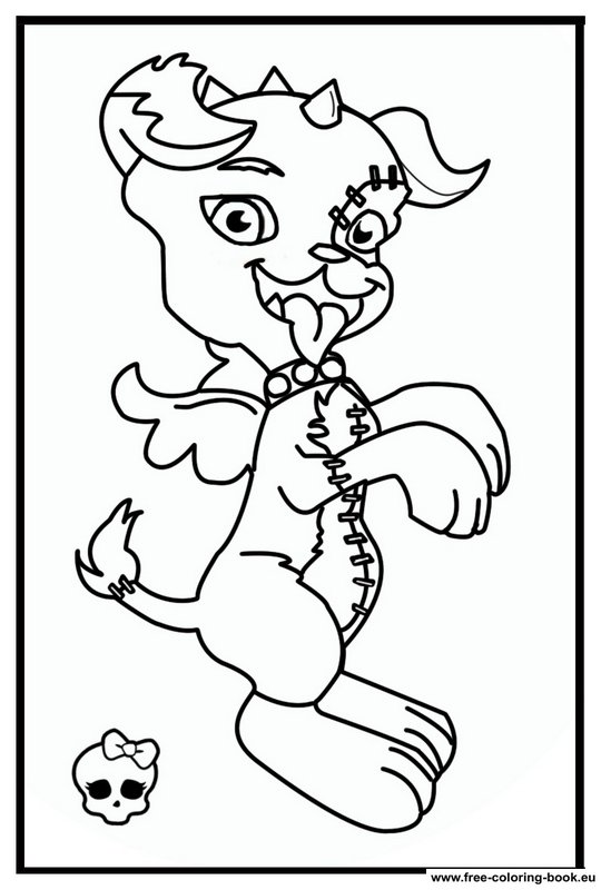  Monster high coloring pages | Coloring pages for girls | #3