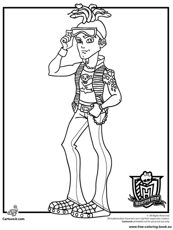  Monster high coloring pages | Coloring pages for girls | #5