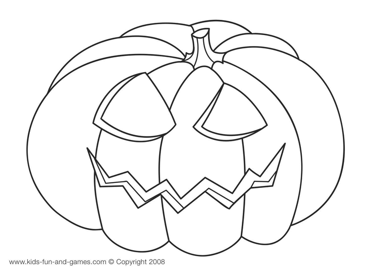 Pumkin Halloween coloring pages