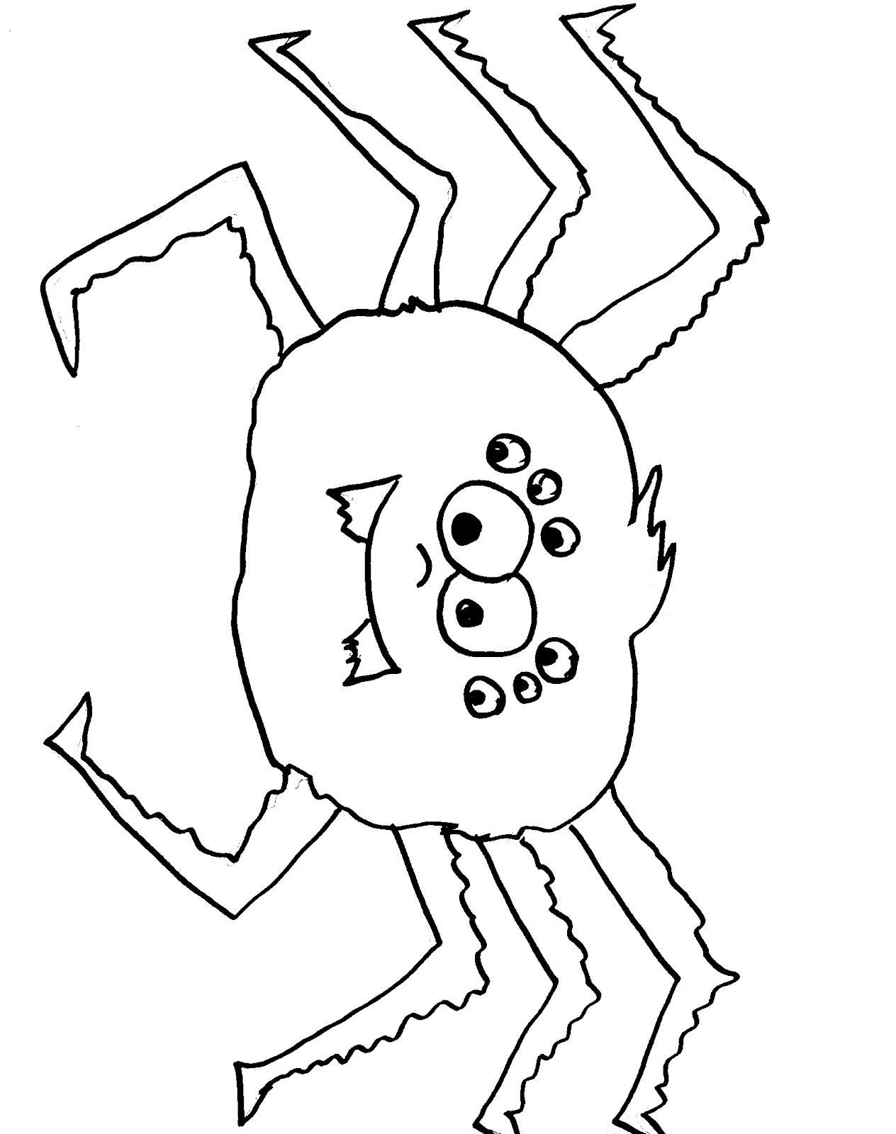  Spider Halloween coloring pages