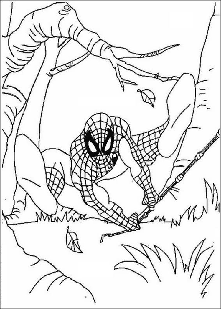  Spiderman Coloring pages | Kids coloring pages | Free coloring pages | #12