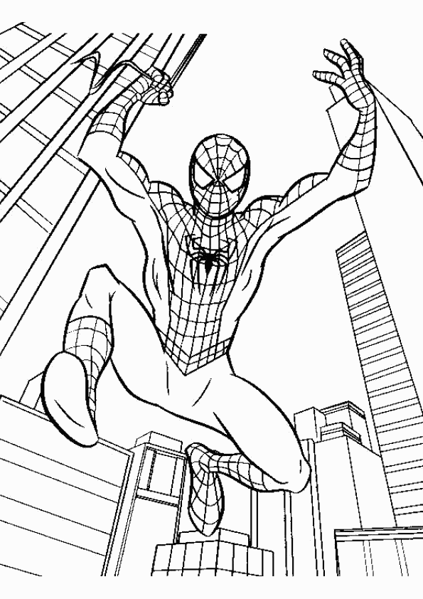 Spiderman Coloring pages | Kids coloring pages | Free coloring pages | #14