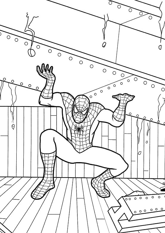 Spiderman Coloring pages | Kids coloring pages | Free coloring pages | #15