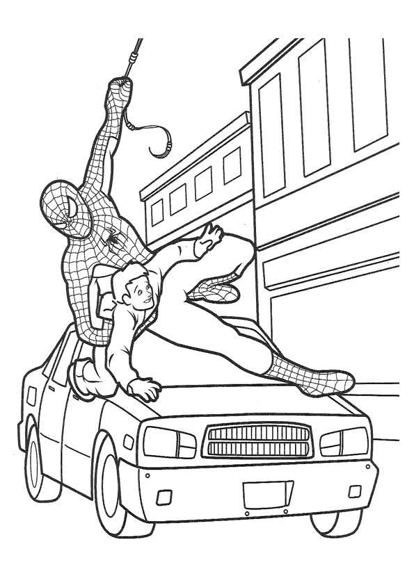 Spiderman Coloring pages | Kids coloring pages | Free coloring pages | #20