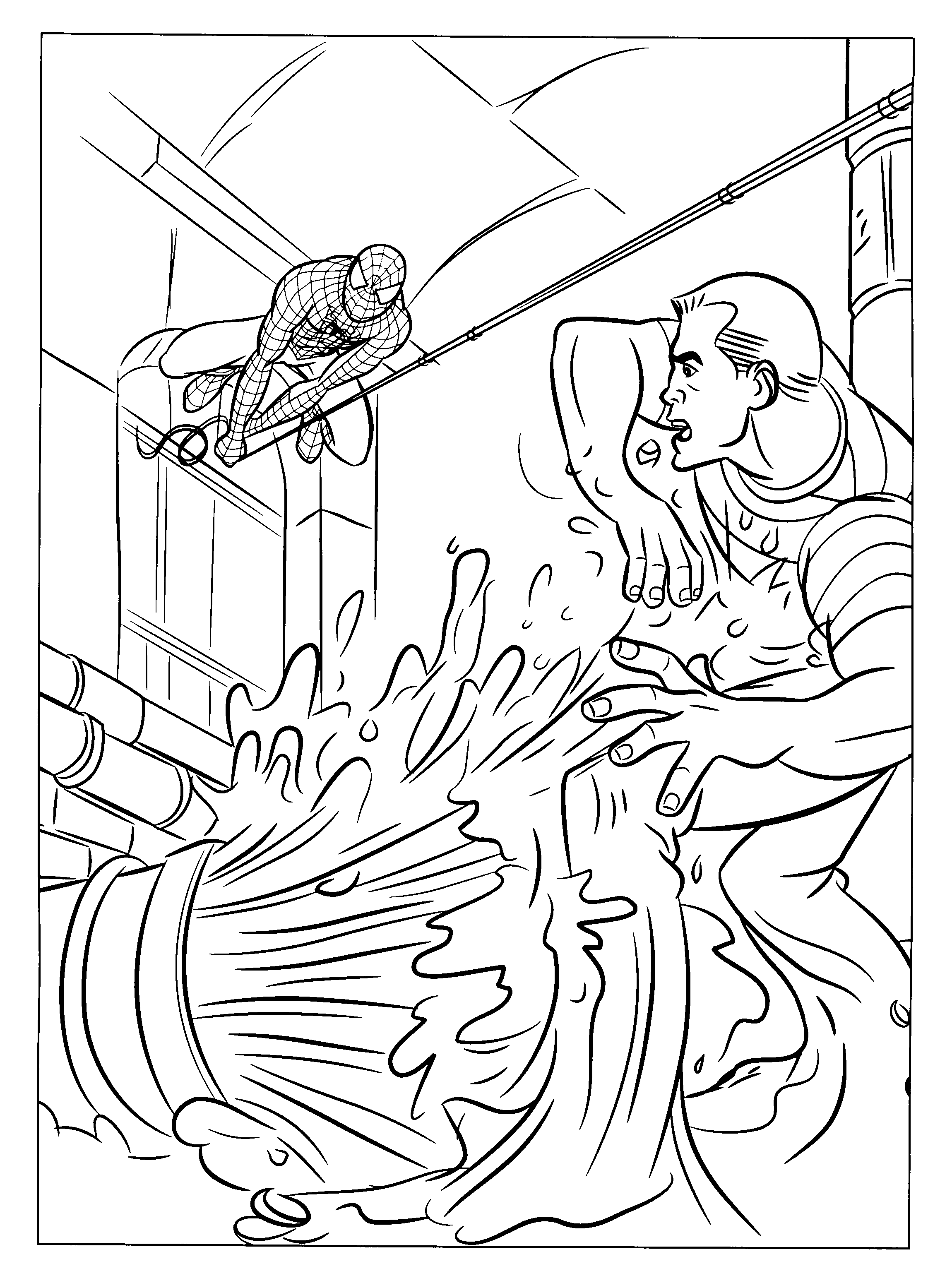 Spiderman Coloring pages | Kids coloring pages | Free coloring pages | #23