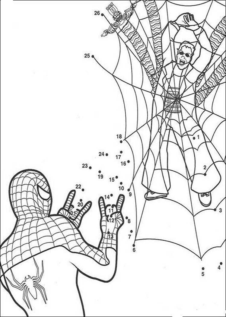  Spiderman Coloring pages | Kids coloring pages | Free coloring pages | #25