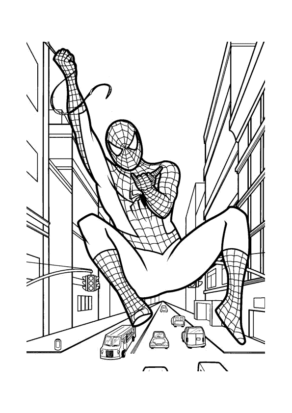 Spiderman Coloring pages | Kids coloring pages | Free coloring pages | #28
