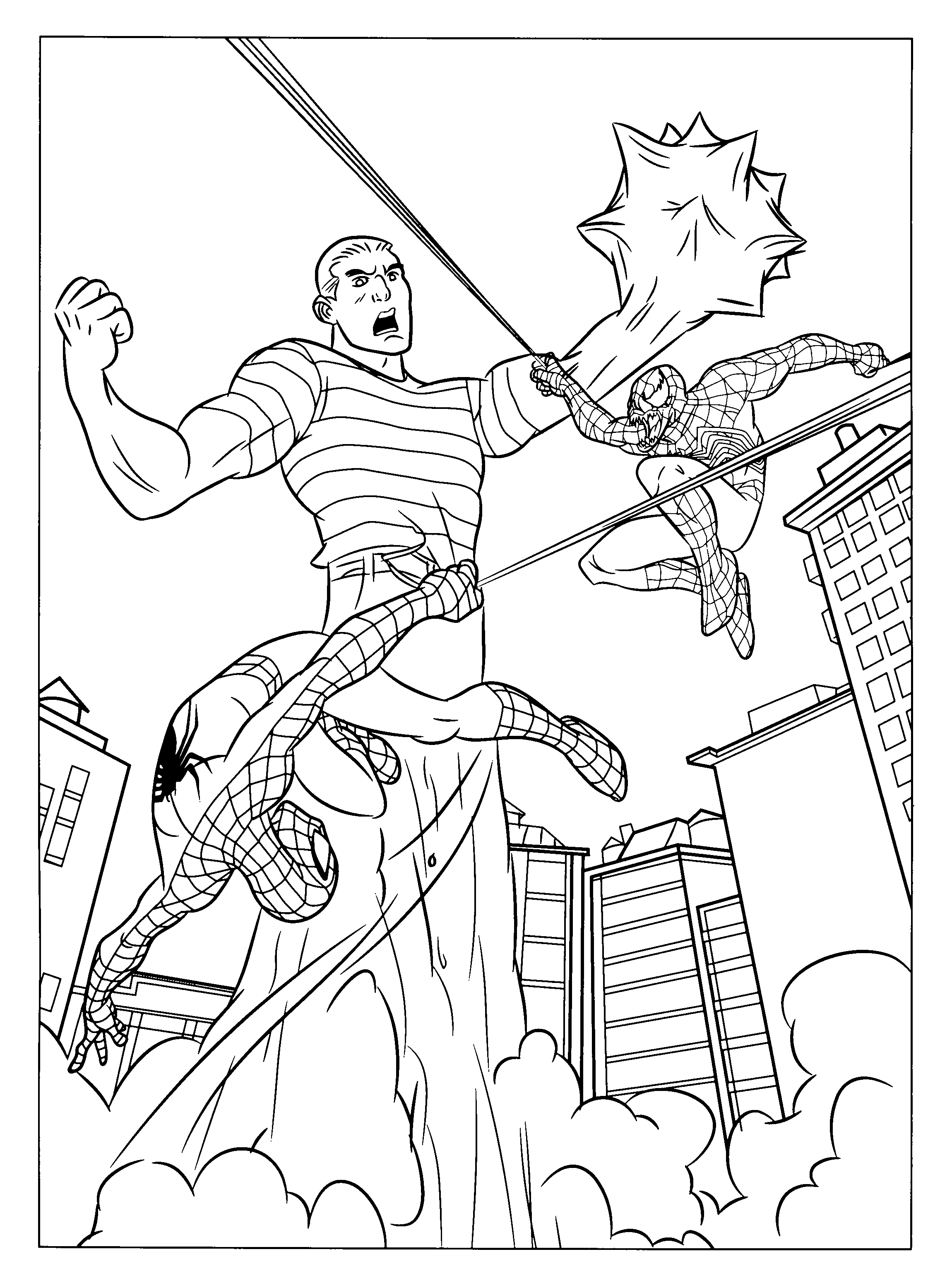 Spiderman Coloring pages | Kids coloring pages | Free coloring pages | #29