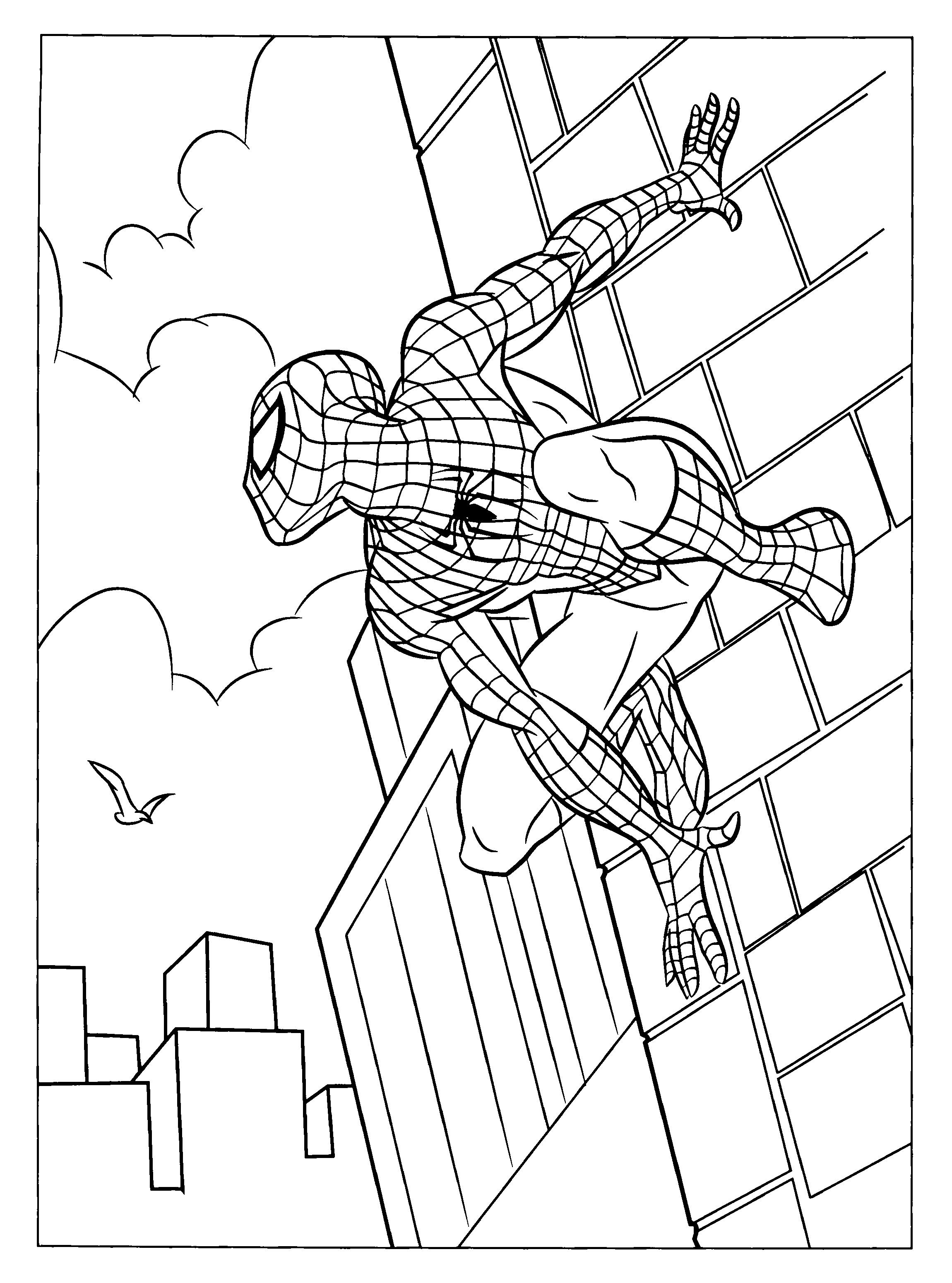 Spiderman Coloring pages | Kids coloring pages | Free coloring pages | #30