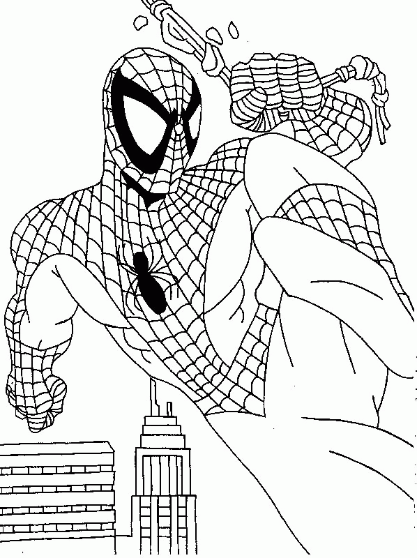 Spiderman Coloring pages | Kids coloring pages | Free coloring pages | #31