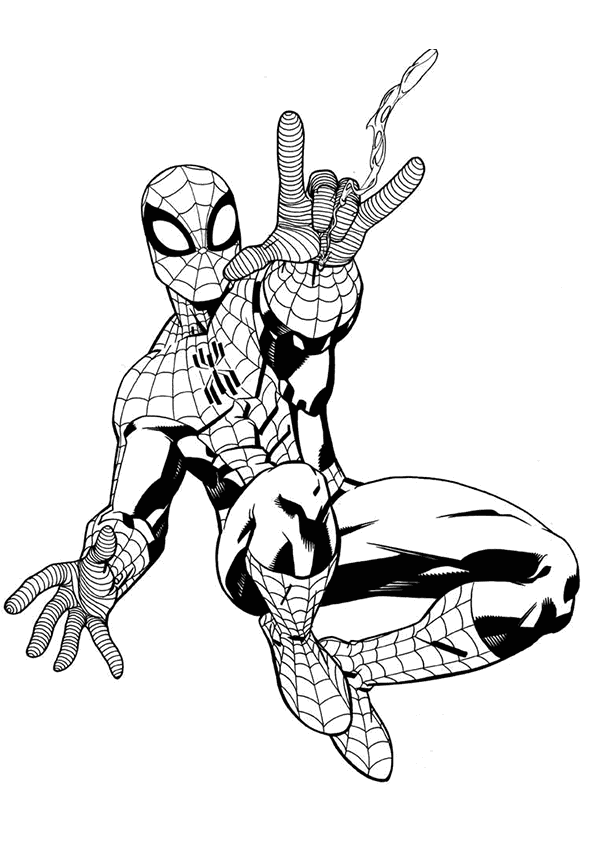 Spiderman Coloring pages | Kids coloring pages | Free coloring pages | #33