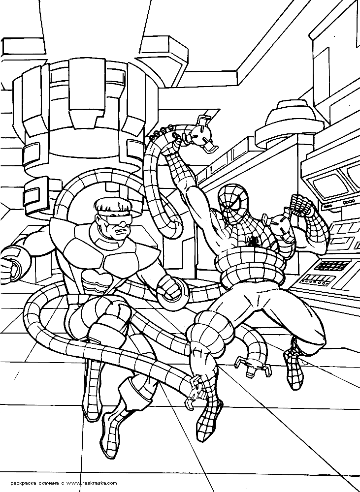 Spiderman Coloring pages | Kids coloring pages | Free coloring pages | #36