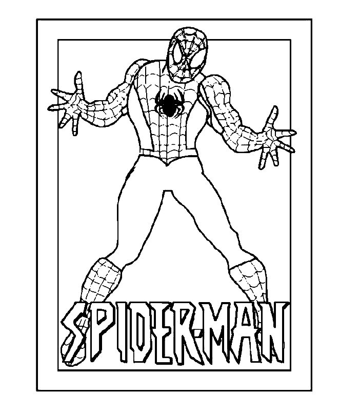Spiderman Coloring pages | Kids coloring pages | Free coloring pages | #40