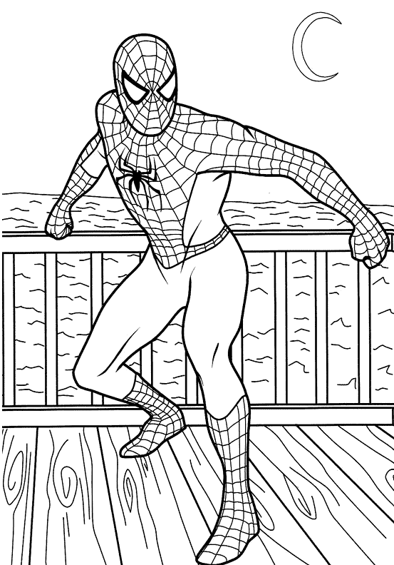 Spiderman Coloring pages | Kids coloring pages | Free coloring pages | #8