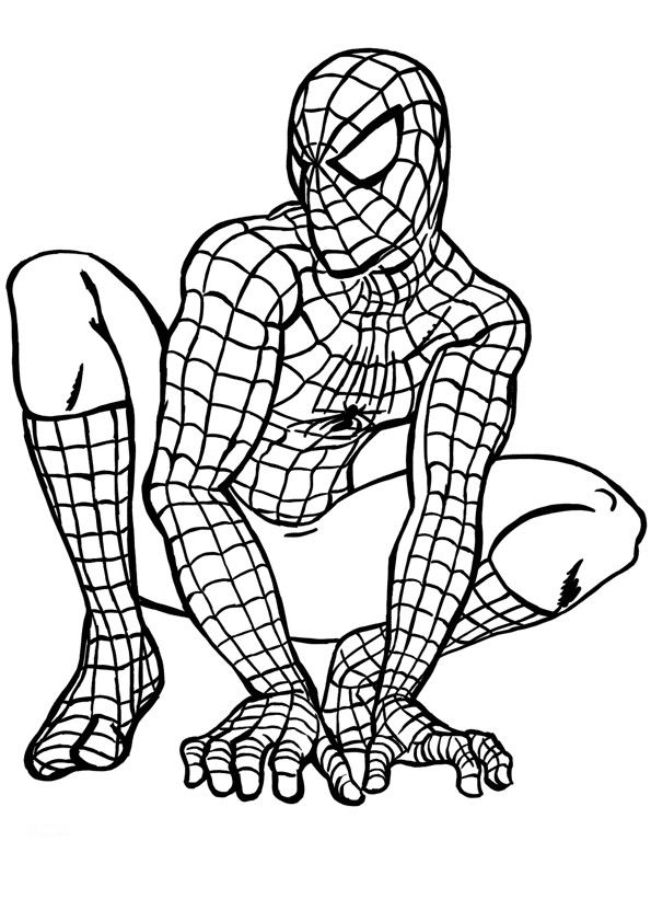 Spiderman Coloring pages | Kids coloring pages | Free coloring pages | #9