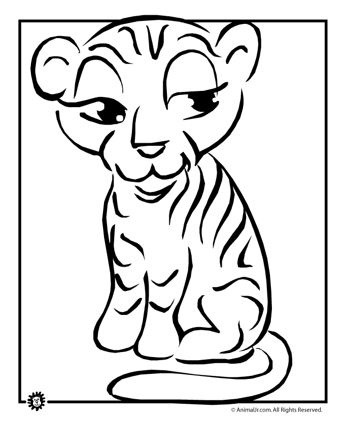 Tiger coloring pages | Animal coloring pages | #17