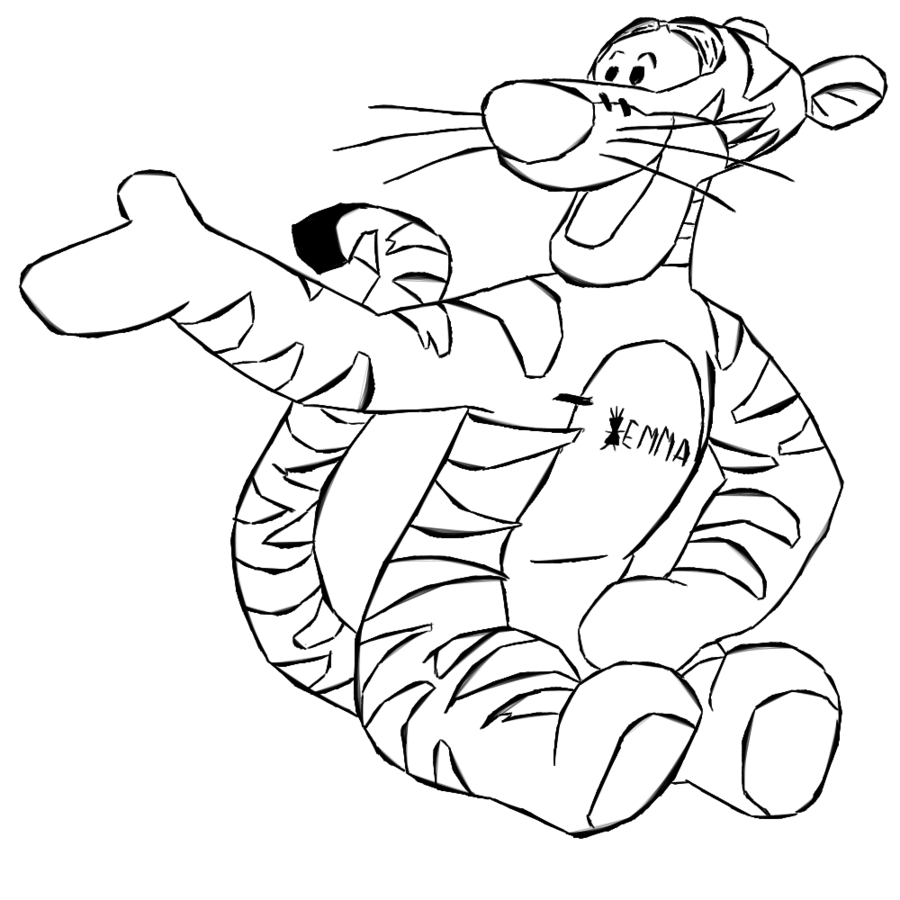  Tiger coloring pages | Animal coloring pages | #18