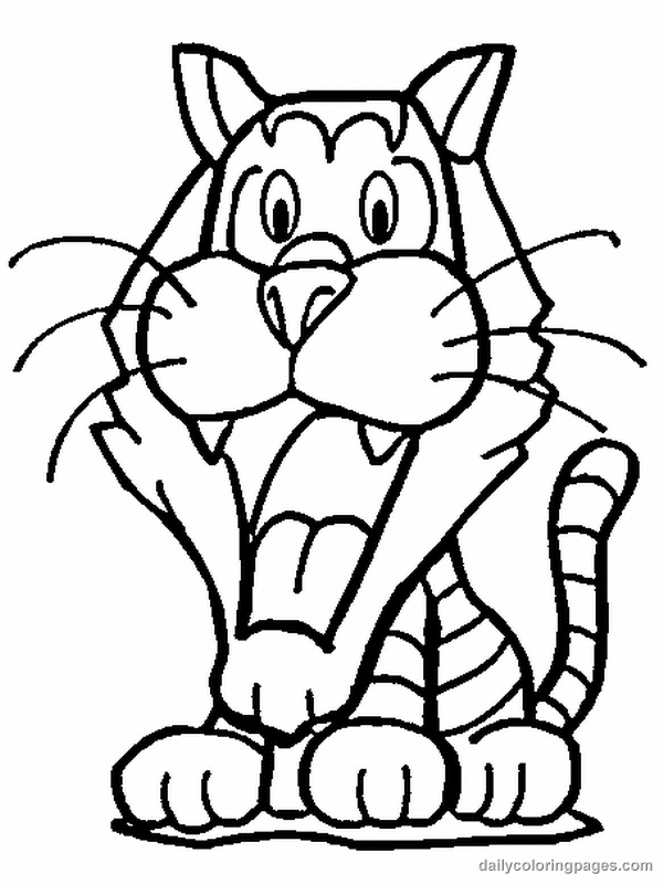  Tiger coloring pages | Animal coloring pages | #21