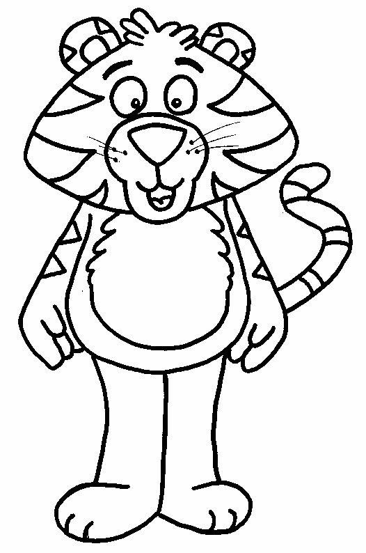 Tiger coloring pages | Animal coloring pages | #24