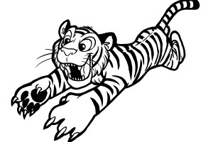 Tiger coloring pages | Animal coloring pages | #3