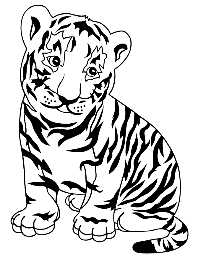 Tiger coloring pages | Animal coloring pages | #31