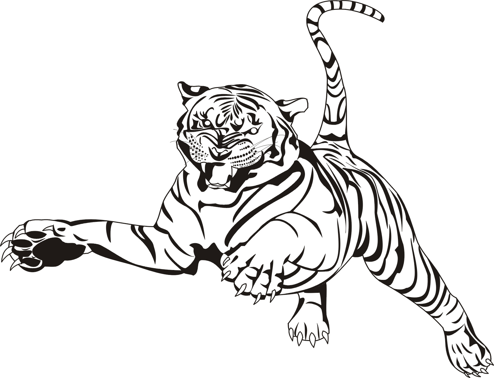  Tiger coloring pages | Animal coloring pages | #33