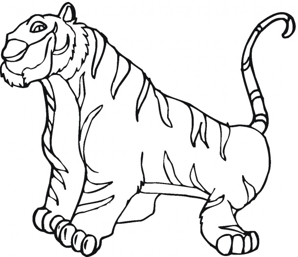 Tiger coloring pages | Animal coloring pages | #35