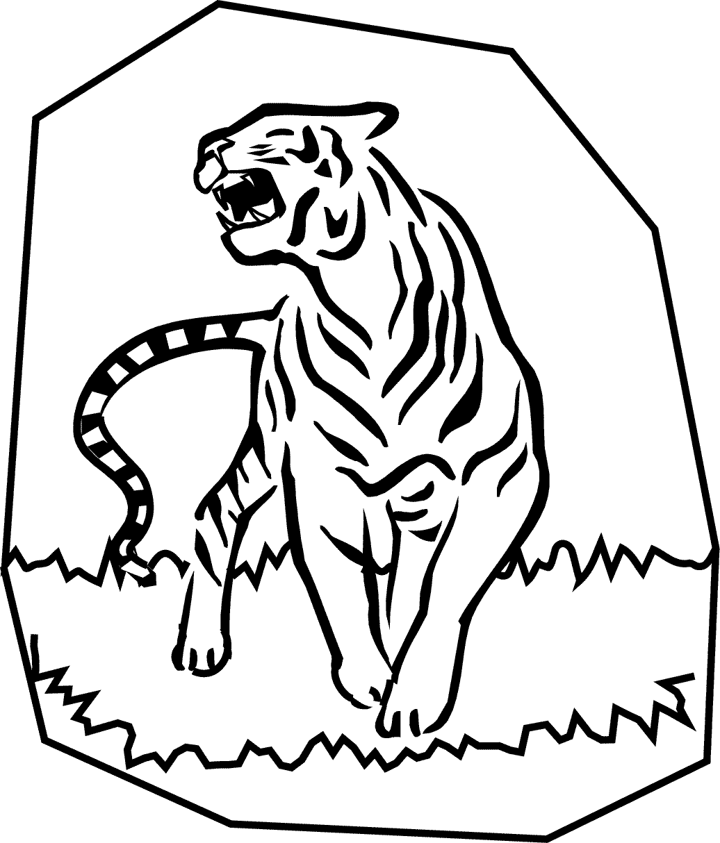 Tiger coloring pages | Animal coloring pages | #36