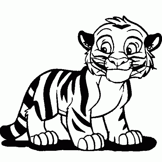 Tiger coloring pages | Animal coloring pages | #39