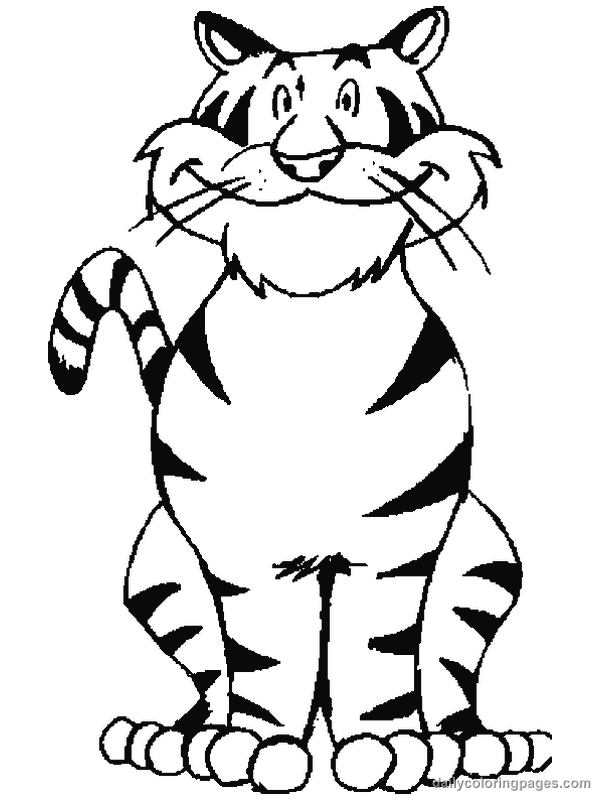  Tiger coloring pages | Animal coloring pages | #8