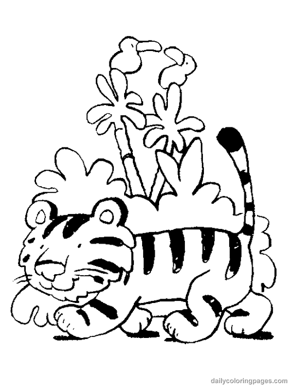  Tiger coloring pages | Animal coloring pages | #9