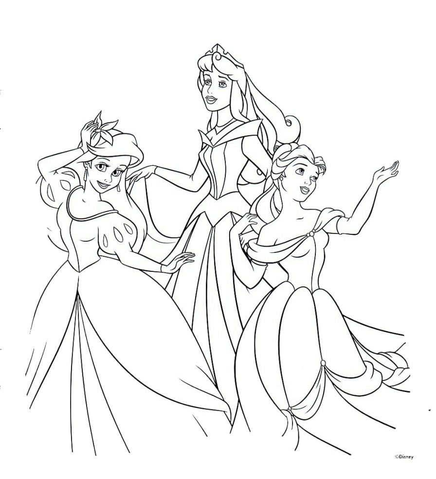  Disney Princess Coloring pages | #9