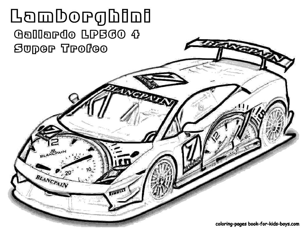 Lamborghini Coloring Pages | Coloring pages of CARS | #1