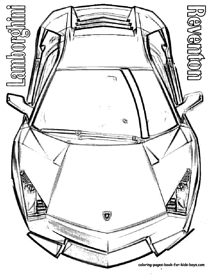Lamborghini Coloring Pages | Coloring pages of CARS | #15