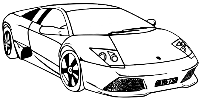  Lamborghini Coloring Pages | Coloring pages of CARS | #16
