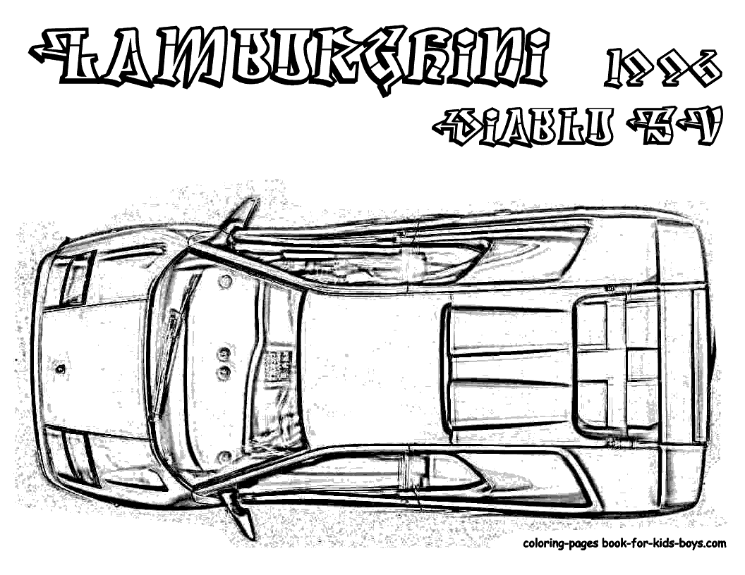 Lamborghini Coloring Pages | Coloring pages of CARS | #17