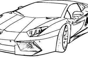 Lamborghini Coloring Pages | Coloring pages of CARS | #21