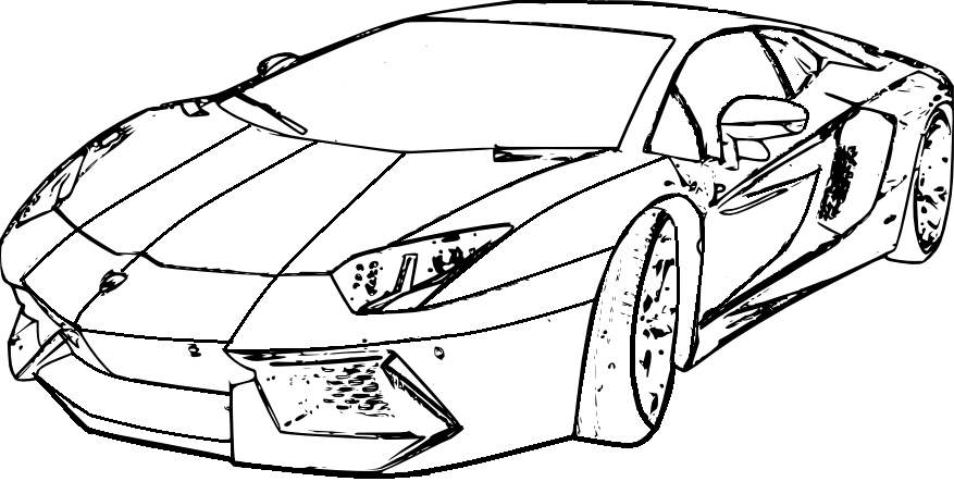  Lamborghini Coloring Pages | Coloring pages of CARS | #21