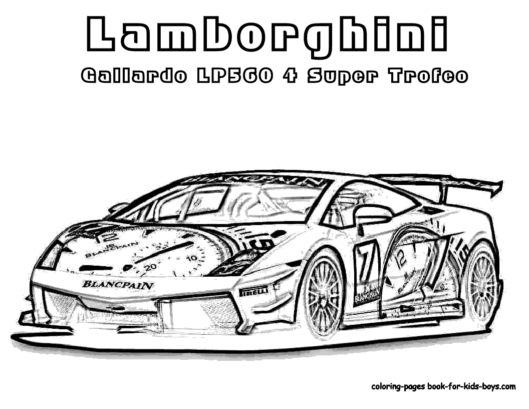 Lamborghini Coloring Pages | Coloring pages of CARS | #3