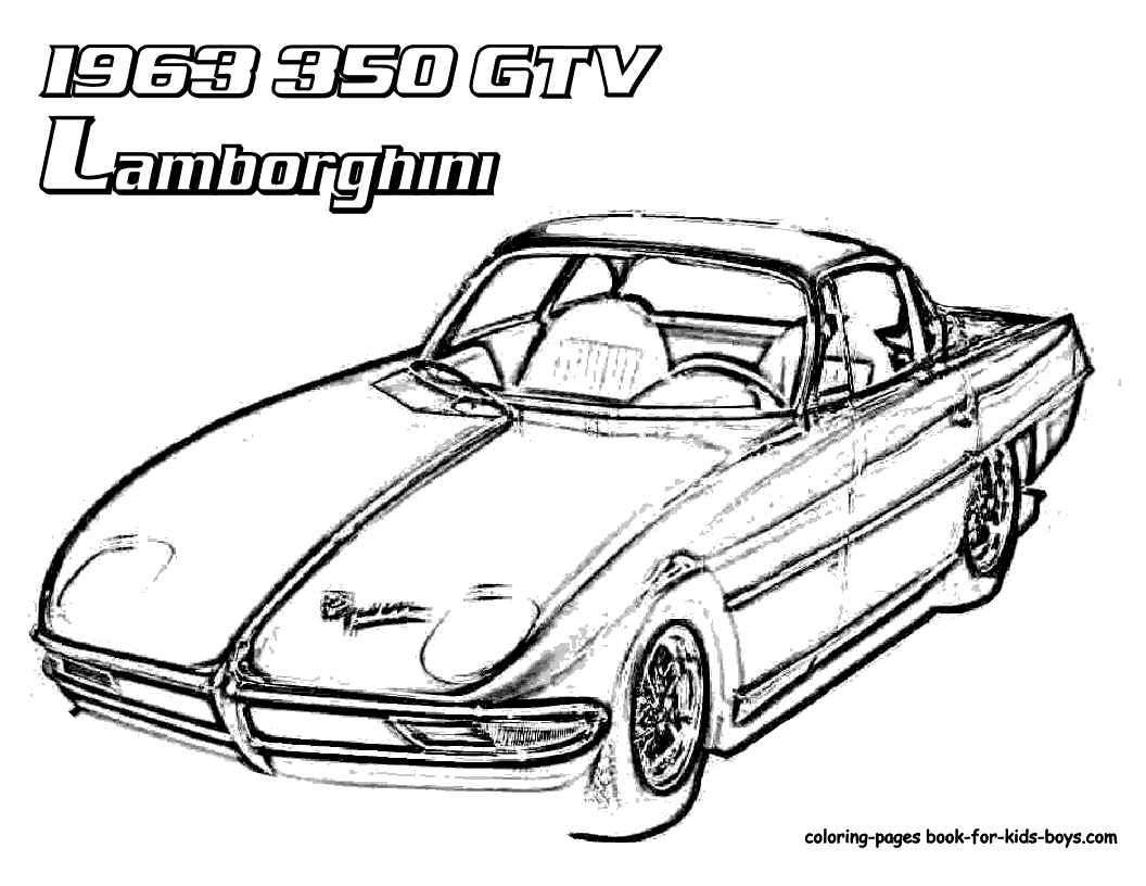 Lamborghini Coloring Pages | Coloring pages of CARS | #30