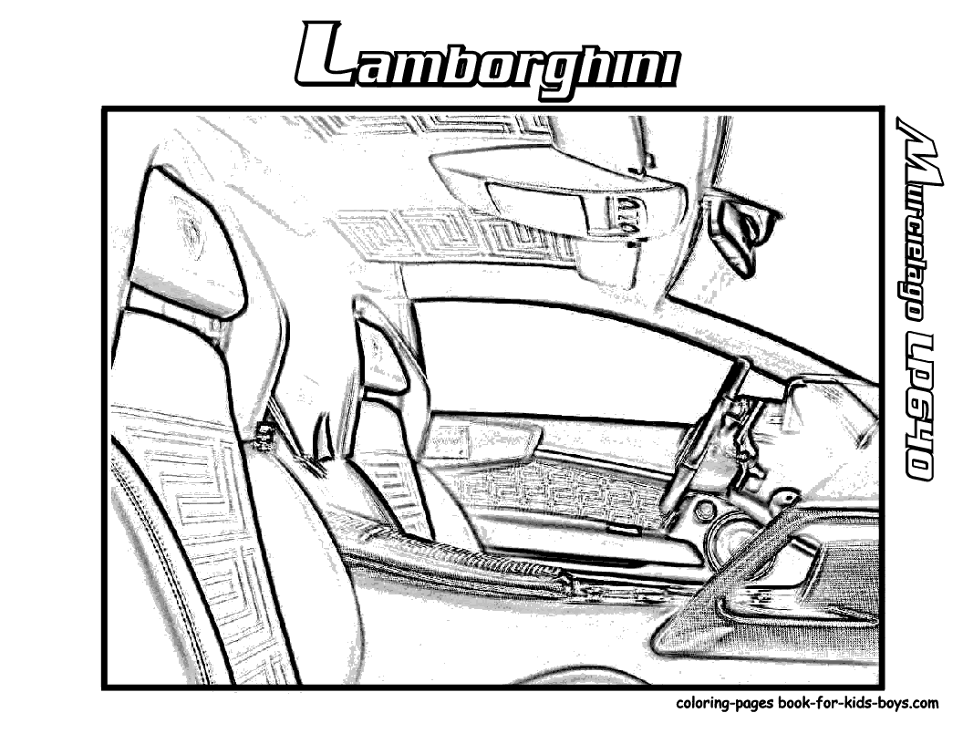Lamborghini Coloring Pages | Coloring pages of CARS | #41