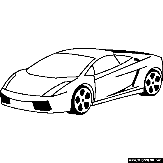Lamborghini Coloring Pages | Coloring pages of CARS | #6
