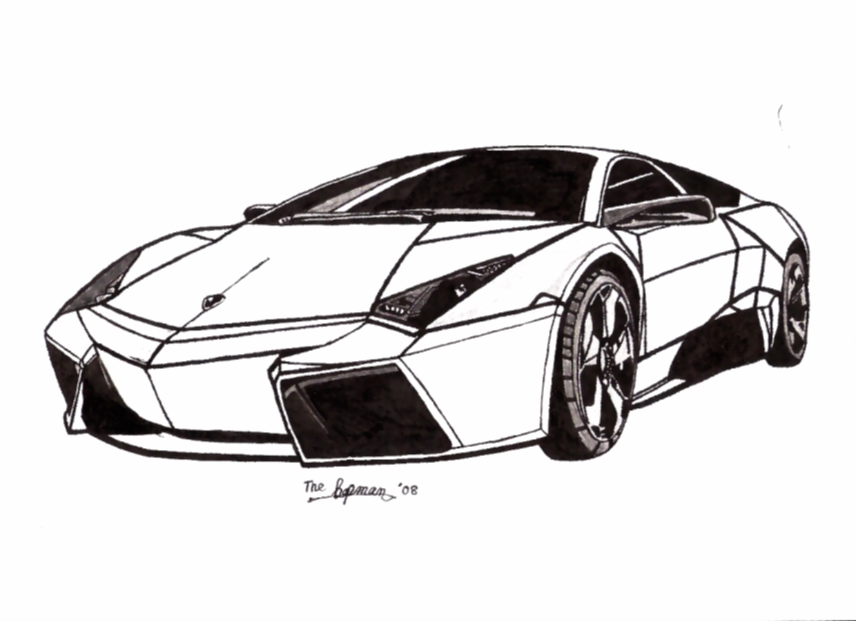  Lamborghini Coloring Pages | Coloring pages of CARS | #7