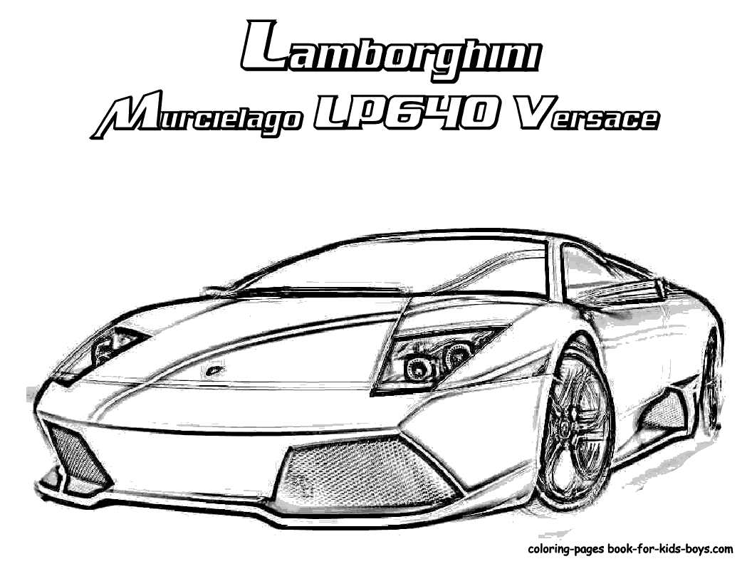 Lamborghini Coloring Pages | Coloring pages of CARS | #9