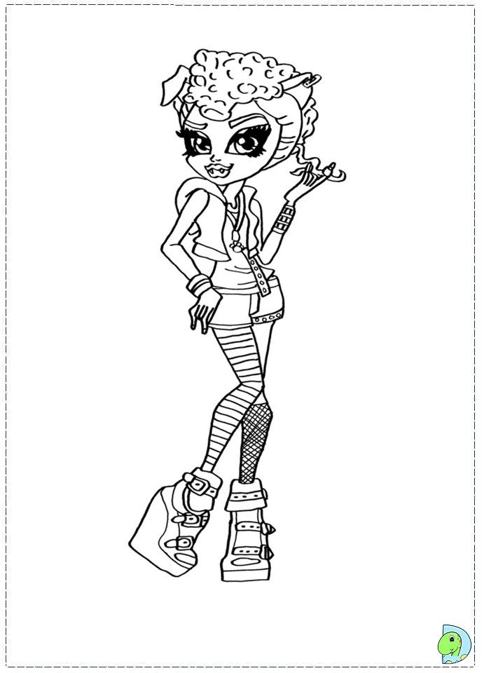  Monster High Coloring Pages | #1