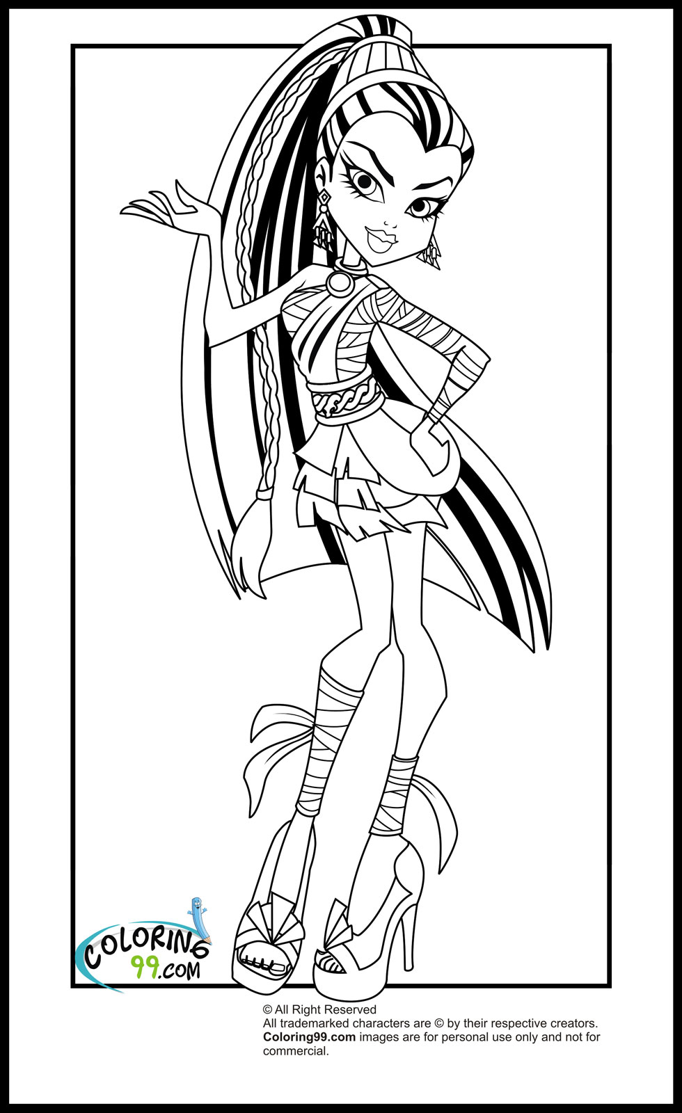  Monster High Coloring Pages | #13