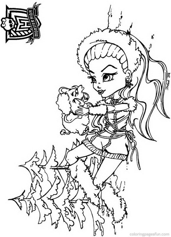  Monster High Coloring Pages | #19